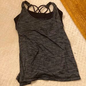 Lulu tank top with built in bra